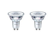 Philips LED-Lampe Classic Spot 3.5W/827 (35W) 36° 2-pack GU10
