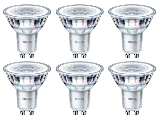Philips LED-Lampe Classic Spot 4.6W/827 (50W) 36° 6-pack GU10