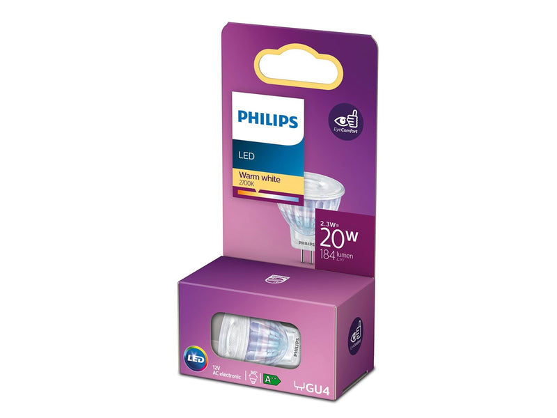 Philips LED-Lampe Classic Spot MR11 2.3W/827 (20W) 36° GU4