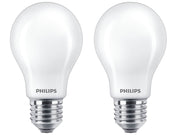 Philips LED-Lampe Classic Standard 4.5W/827 (40W) Frosted 2-pack E27