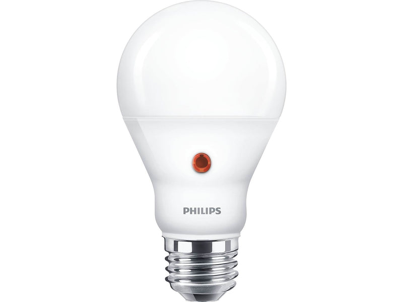 Philips LED-Lampe Classic Standard Day/Night Sensor 7.5W/827 (60W) frosted E27