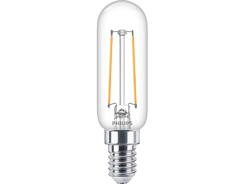 Philips LED-Lampe Classic T25L 2.1W/827 (25W) Clear E14