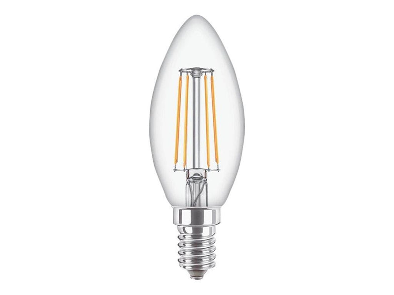 Philips LED-Lampe CorePro Candle 4,3W/827 (40W) Clear E14