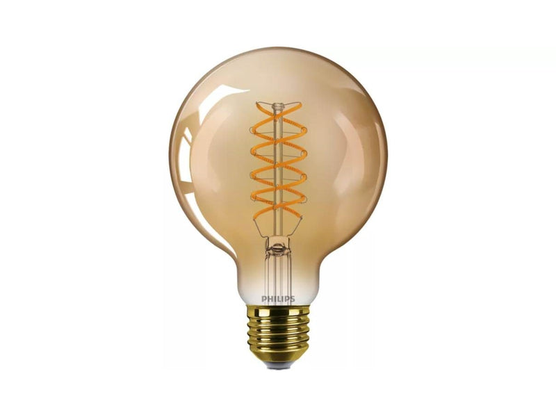 Philips LED-Lampe Filament G95 7W/827 (50W) SceneSwitch amber E27