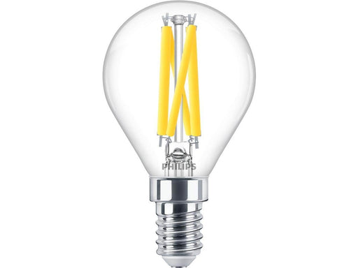 Philips LED-Lampe Mini-ball 5.9W/922-927 (60W) Clear Dimmable E14