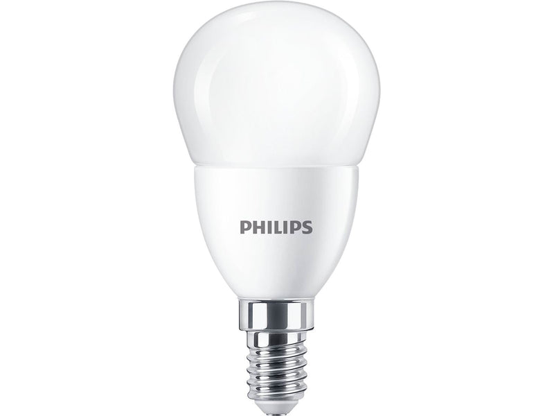 Philips LED-Lampe Mini-ball 7W/827 (60W) Frosted E14