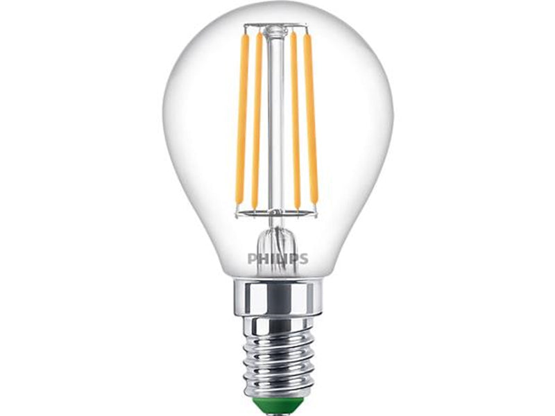 Philips LED-Lampe P45 Mini-ball 2.3W827 (40W) clear E14