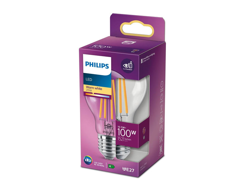 Philips LED-Lampe Standard 10.5W/827 (100W) Frosted E27