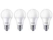 Philips LED-Lampe Standard 10W/827 (75W) Frosted 4-pack E27