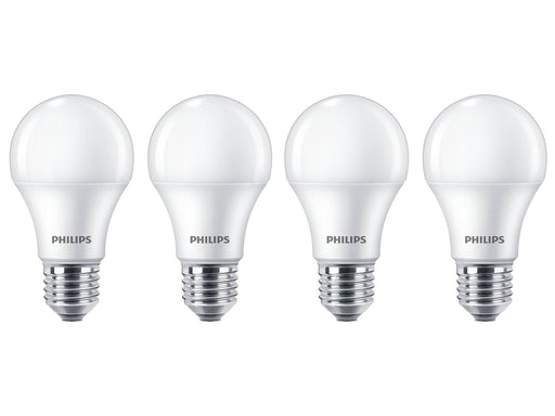 Philips LED-Lampe Standard 10W/827 (75W) Frosted 4-pack E27