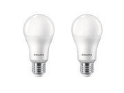 Philips LED-Lampe Standard 13W/827 (100W) Frosted 2-pack E27