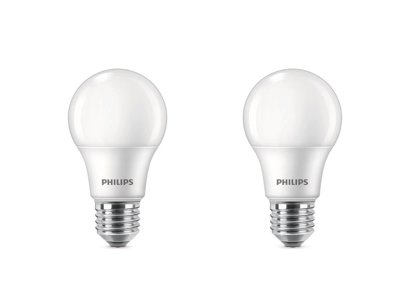 Philips LED-Lampe Standard 4.9W/827 (40W) 2-pack E27