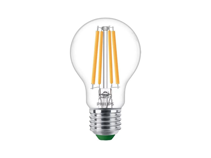 Philips LED-Lampe Ultra Efficient A60 7.3W/827 (100W) Clear 3-pack E27