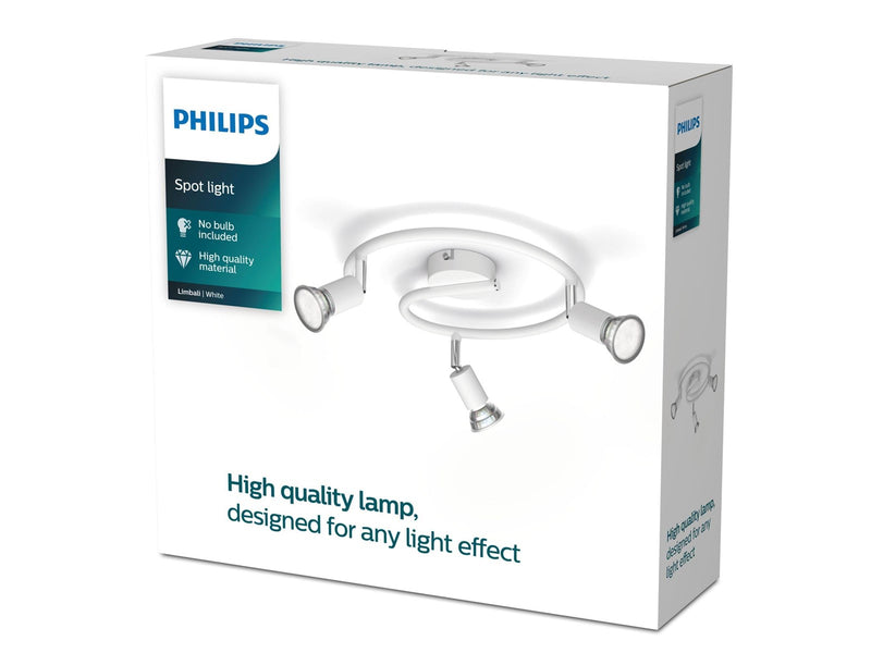 Philips Limbali 3-spot round white