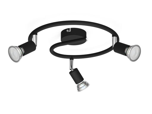Philips Limbali plate/spiral black 3x50W 230V