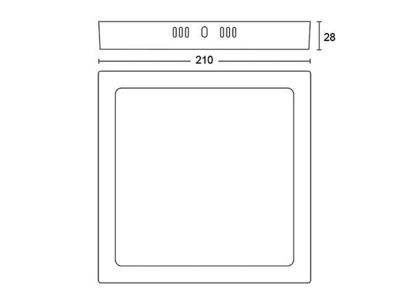 Philips MAGNEOS SF DL252 SQ 210 12W 27K WH 06