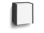 Philips Macaw wall lantern black 1x3W SELV