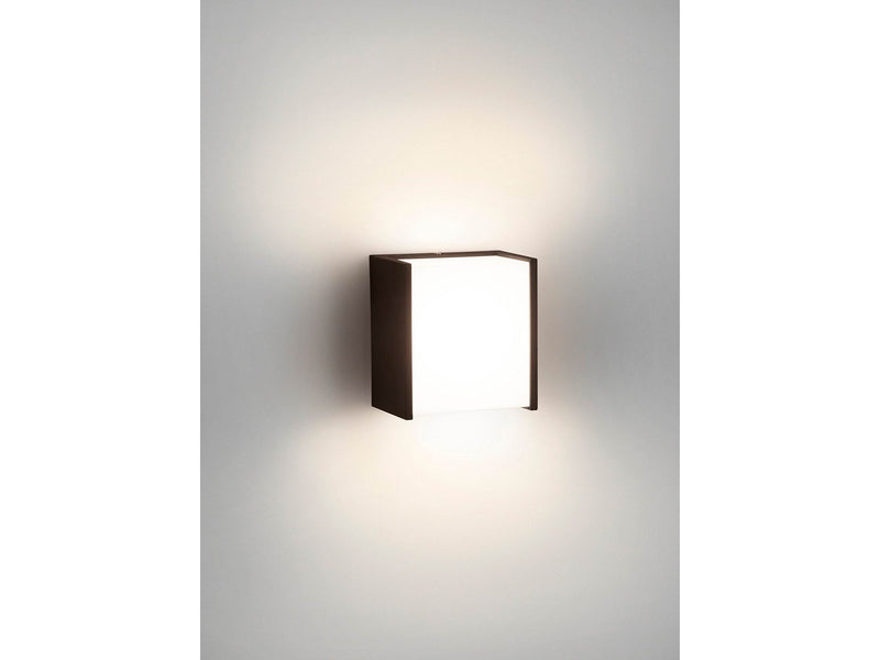 Philips Macaw wall lantern black 1x3W SELV
