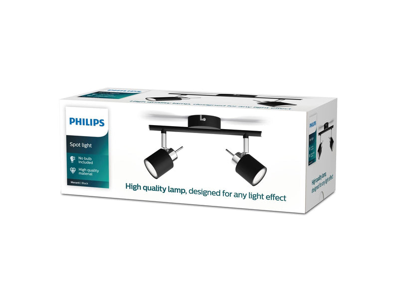 Philips Meranti bar/tube black 2x35W 230V
