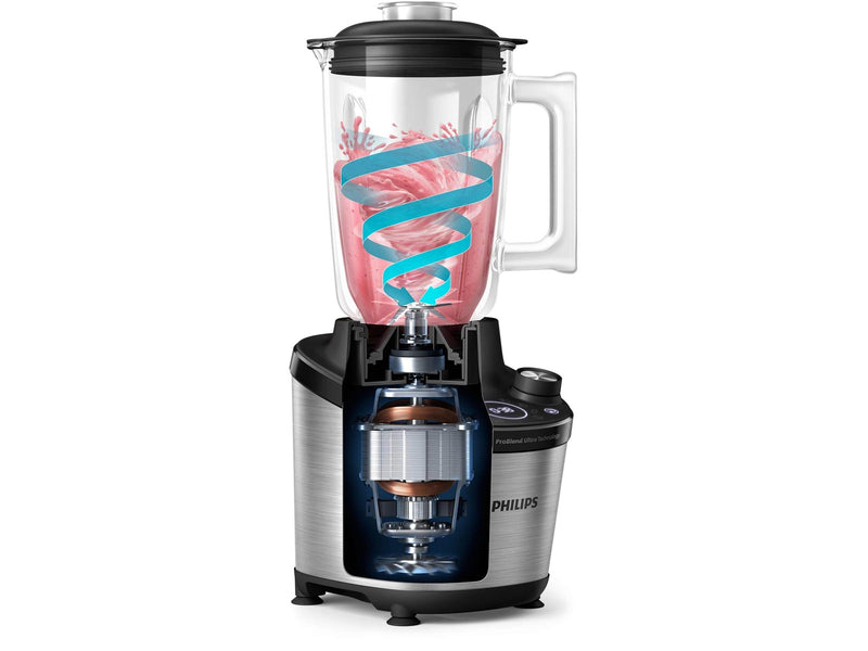 Philips Mixer 7000 Series HR3760 - blender - black/metallic - 1500 W