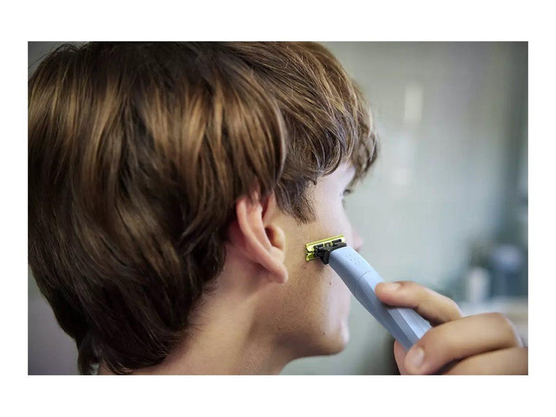 Philips OneBlade 1st Shave QP1324 - trimmer - blue celestial