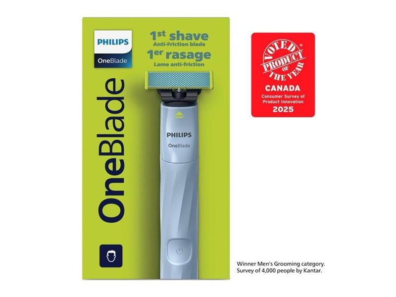 Philips OneBlade 1st Shave QP1324 - trimmer - blue celestial