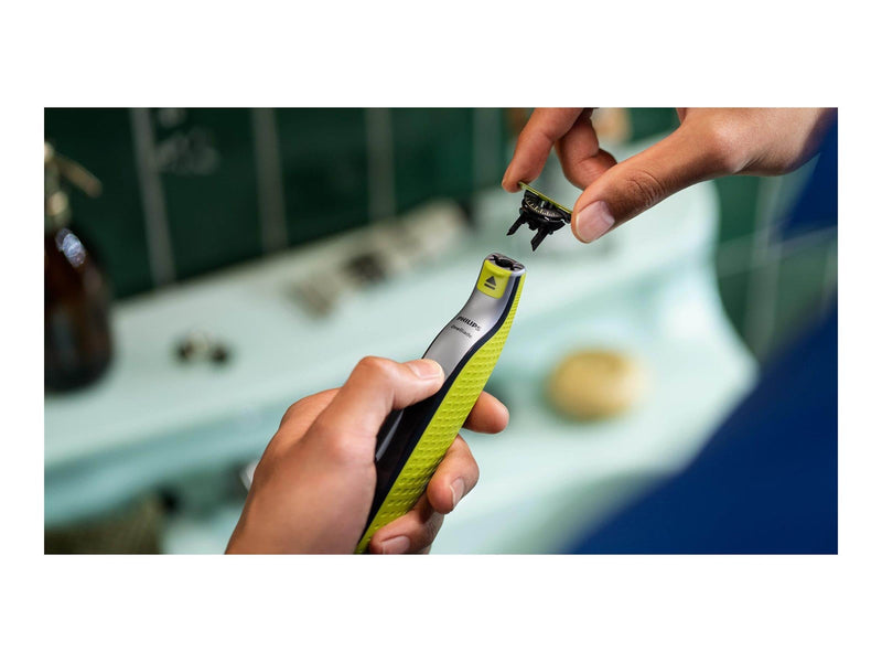 Philips OneBlade 360 QP2834 - trimmer - lime green/charcoal grey