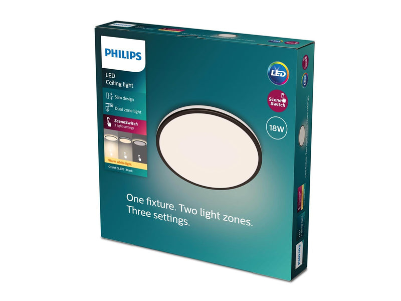 Philips Ozziet CL570 SS RD 18W 27K B HV 06