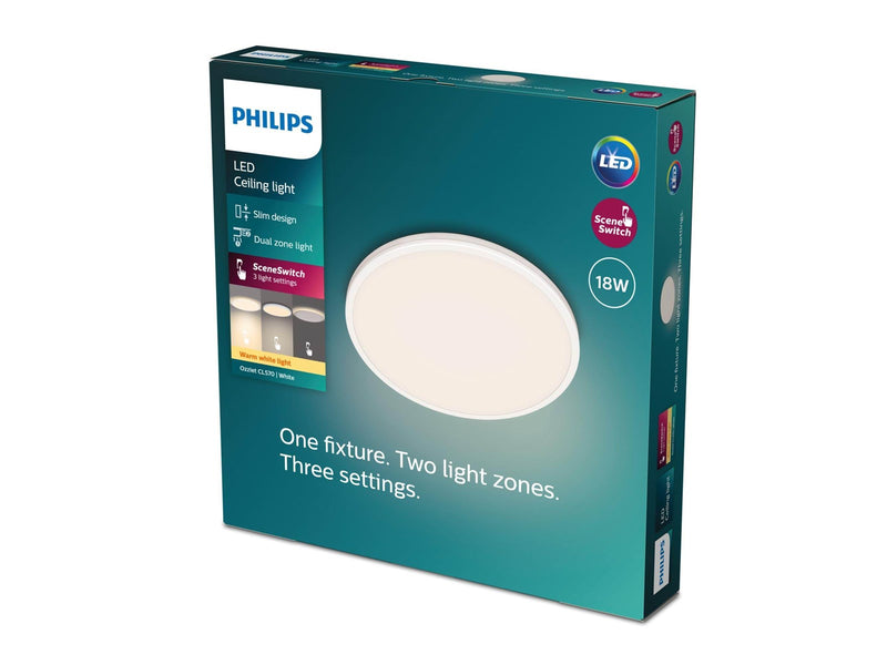 Philips Ozziet CL570 SS RD 18W 27K W HV 06