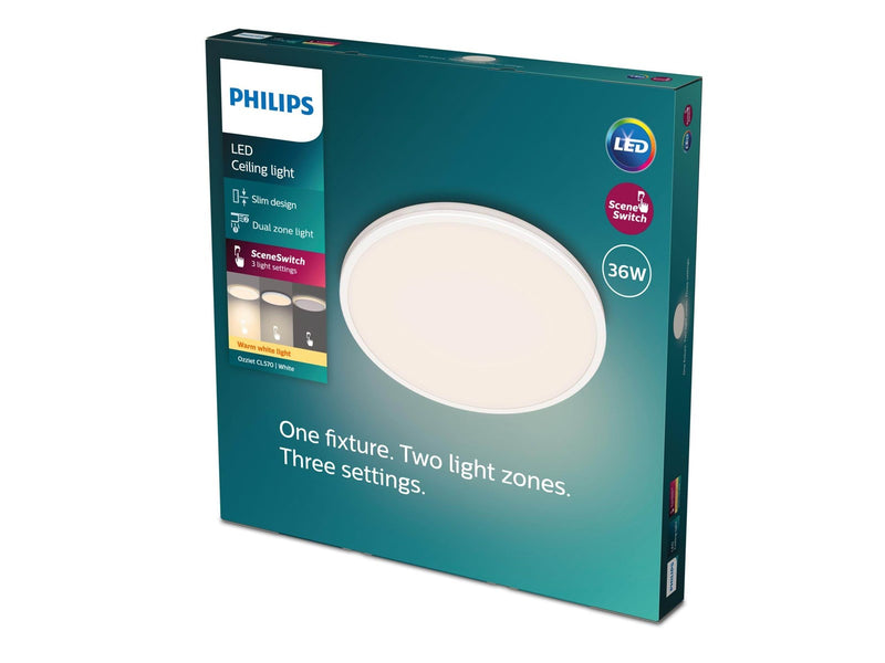 Philips Ozziet ceiling lamp Ø50 cm 36W 2700K white