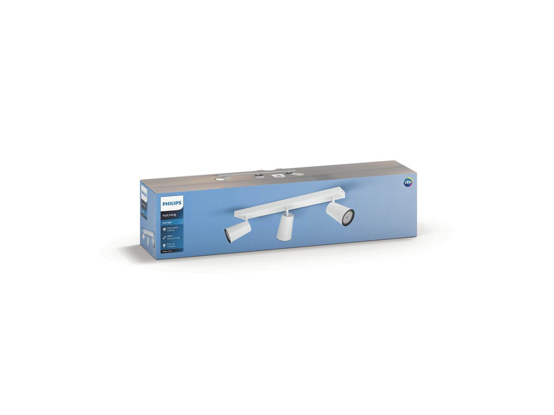 Philips PAISLEY bar/tube white 3xNW