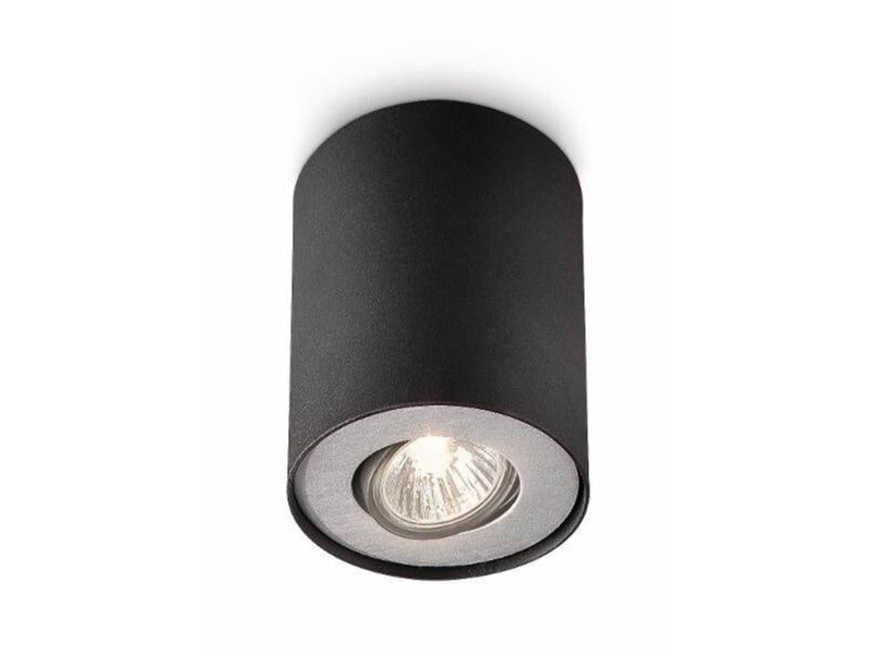 Philips PILLAR single spot black 1x50W 230V