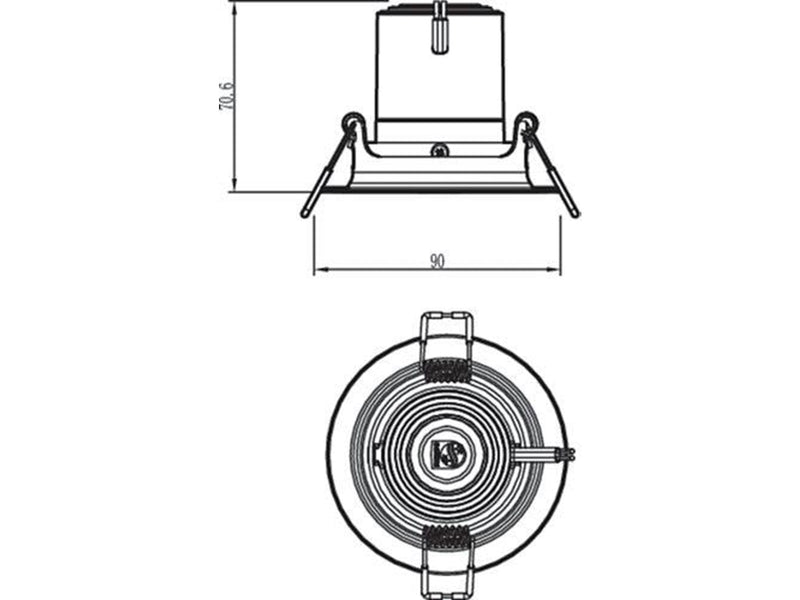 Philips POMERON DIM 070 7W 40K EU recessed
