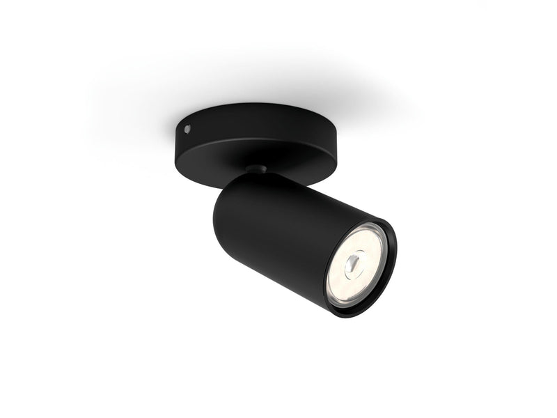 Philips PONGEE single spot black 1xNW