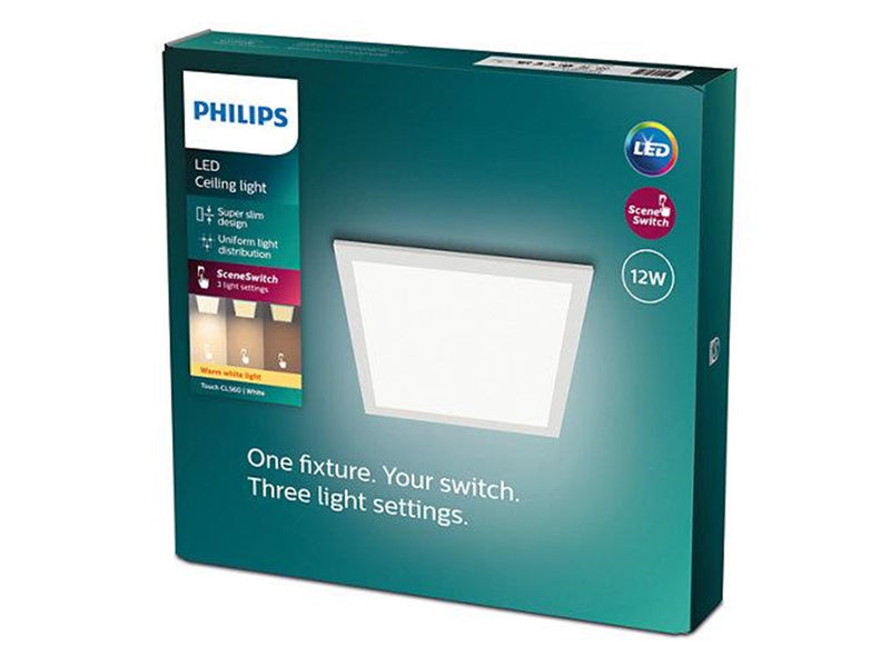 Philips Panel ceiling CL560 SS SQ 12W 27K W HV06