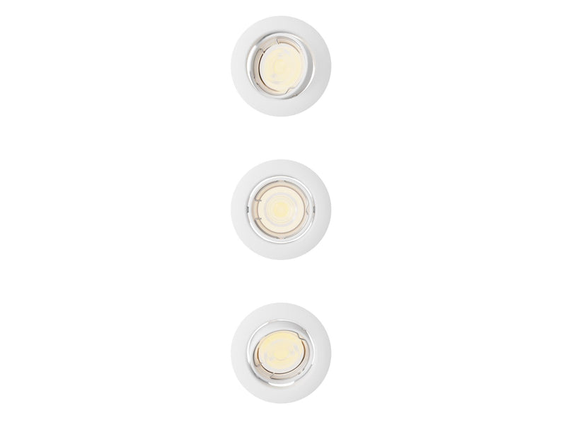 Philips Peridot Rec Kit Rd Aj 7W WH 3pk