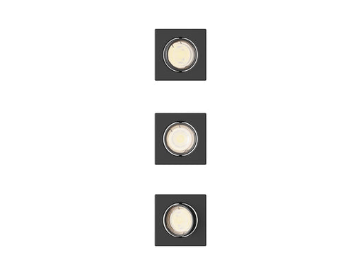 Philips Peridot Rec Kit Sq Aj 7W BL 3pk