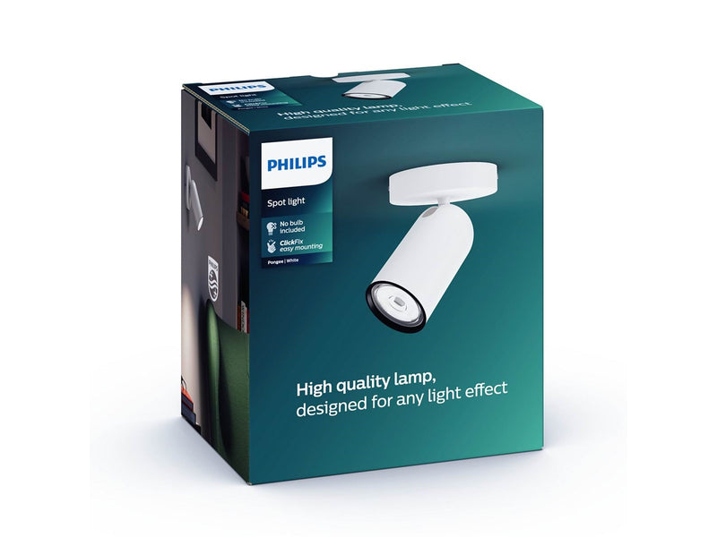Philips Pongee single spot white 1xnw 230v