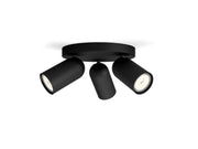 Philips Pongee spot 3xGU10, schwarz