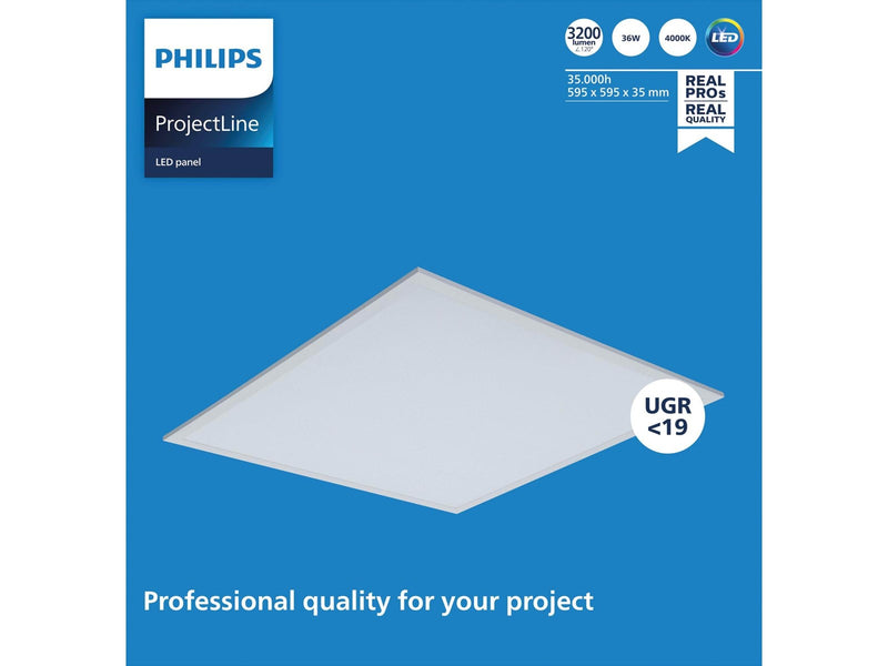 Philips ProjectLine Panel 60x60 cm 3200 lm 4000K white
