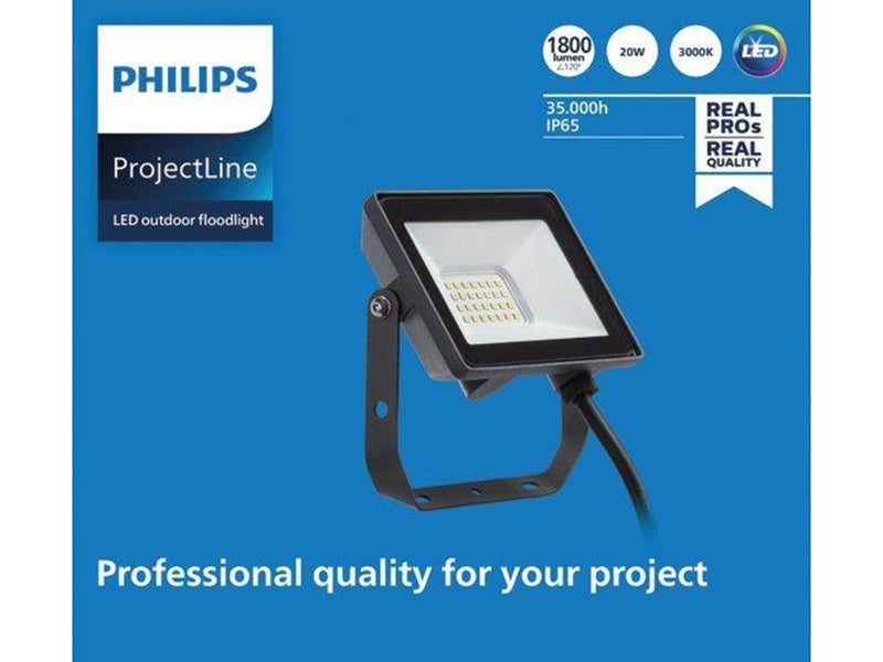 Philips Projectline Floodlight 20W 3000K