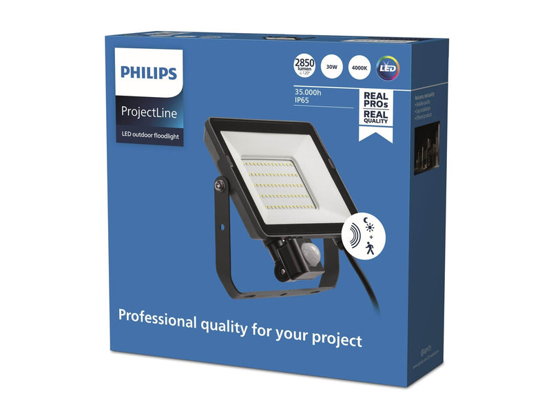 Philips Projectline Floodlight 30W 4000K Sensor