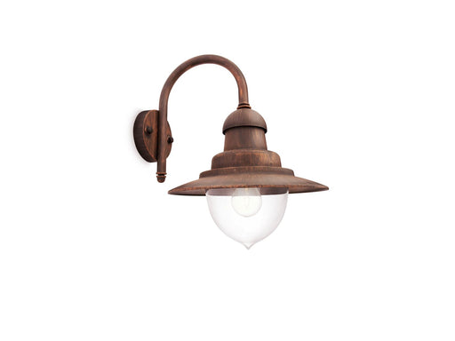 Philips Raindrop wall lantern bronze 1x60W 230V| No bulb H