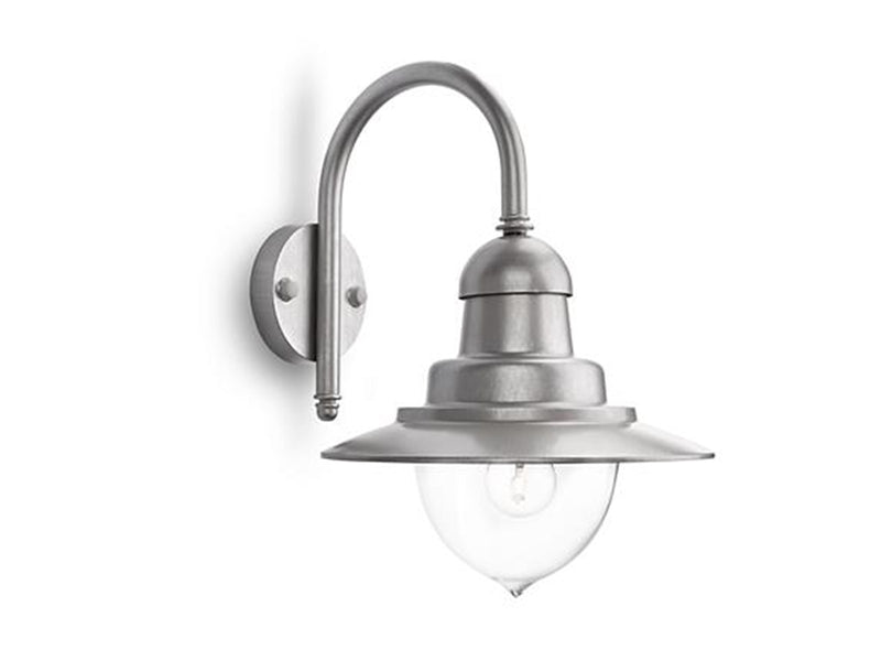 Philips Raindrop wall lantern iron 1x60W 230V