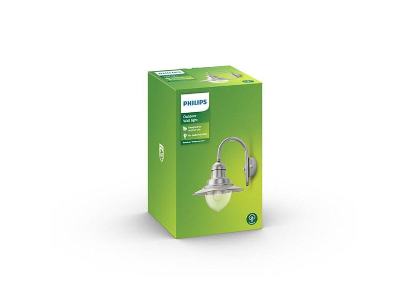 Philips Raindrop wall lantern iron 1x60W 230V