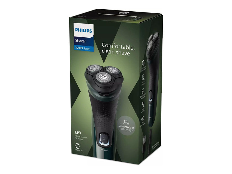 Philips Rasierapparate 3000X Series X3002 - shaver - dark forest green