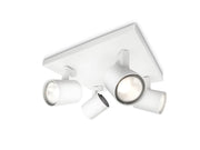 Philips Runner plate/spiral white 4x50W 230V