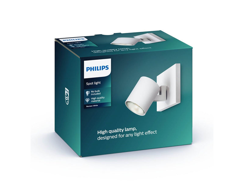 Philips Runner single spot white 1x50W 230V
