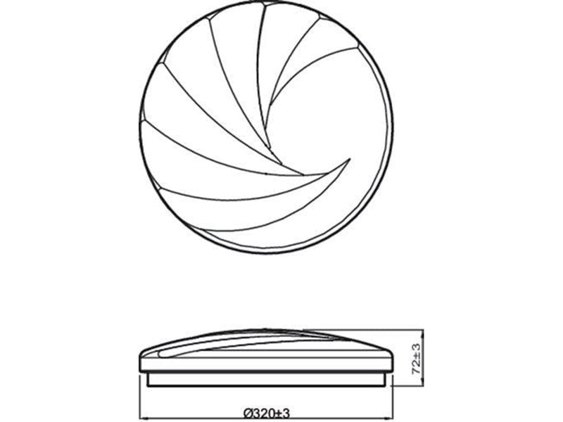 Philips SHORE CL202 EC RD 17W 40K W HV 06