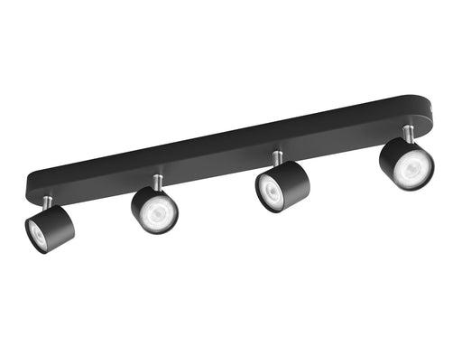 Philips STAR bar/tube black 4x4.5W SELV Dim